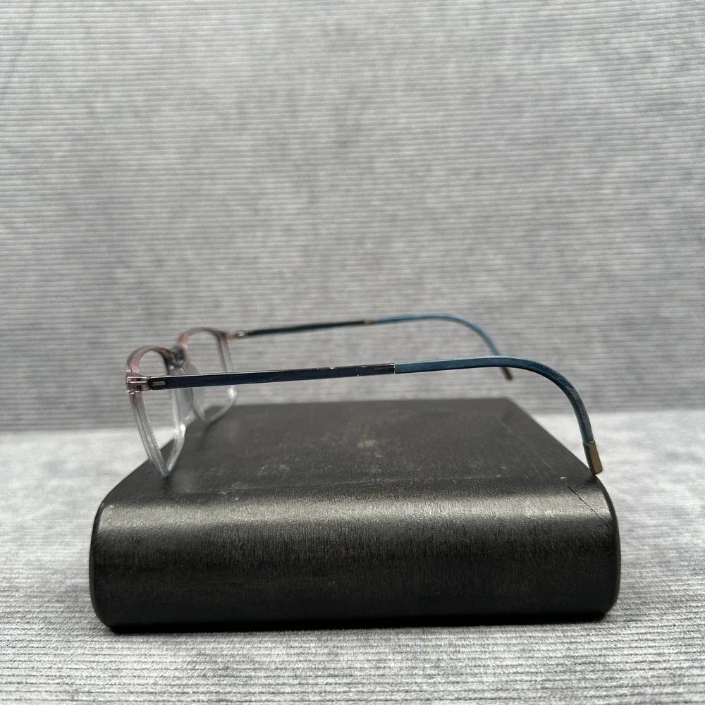 Silhouette SPX Y2K 2934 Blue Purple Gradient Rectangular Eyeglass Frames 56-16